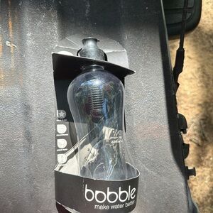 Bobble Babble (Water Bottle with Filter) Clean Water on the Go* NEW 18.5oz Black